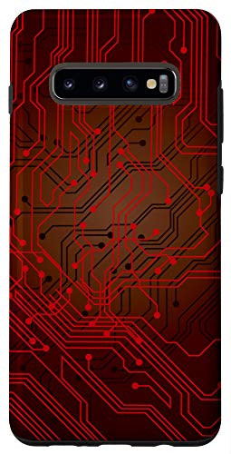 Galaxy S10Plus Rerd Circuit Board Software Developer Engineer Gift Idea Case