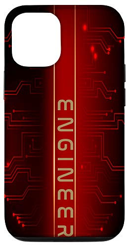 iPhone 12/12 Pro Red Circuit Board Software Developer Engineer Gift Idea Case