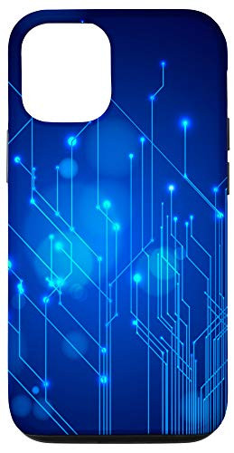 iPhone 12/12 Pro Blue Circuit Board Software Developer Engineer Gift Idea Case