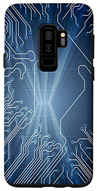 Galaxy S9Plus Blue Circuit Board Software Developer Engineer Gift Idea Case