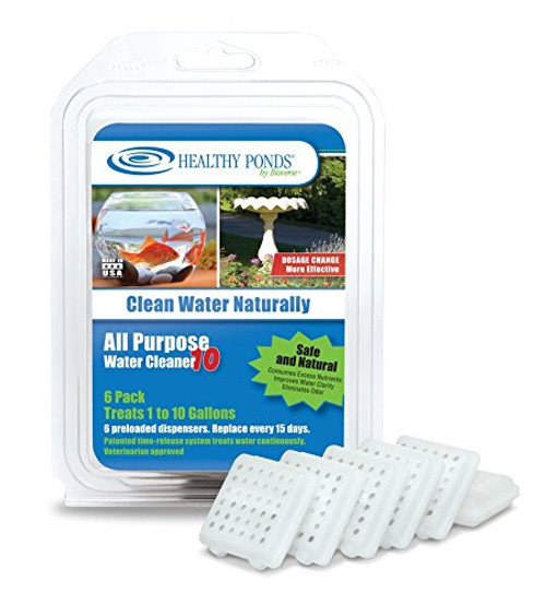 Healthy Ponds All Purpose Water Cleaner 10 - Preloaded Dispenser 6 Pack  Each Dispenser Treats up to 10 Gallons for 15 Days Healthy Ponds All Purpose Water Cleaner 10 - Preloaded Dispenser 6 Pack  Each Dispenser Treats up to 10 Gallons for 15 Days