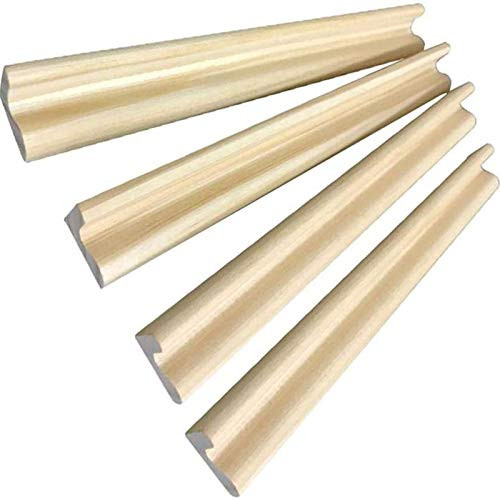 PHLPS Domino Trays Premium Domino Tiles Holder Racks 4-Pack Wood Domino Racks, Domino Holders for Domino Tiles, Mexican Train, Mahjong, Chicken Foot, Games PHLPS Domino Trays Premium Domino Tiles Holder Racks 4-Pack Wood Domino Racks, Domino Holders for Domino Tiles, Mexican Train, Mahjong, Chicken Foot, Games