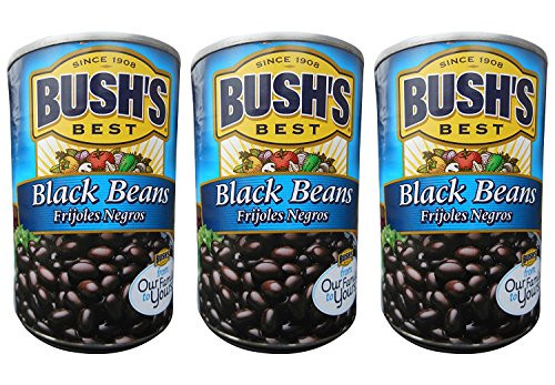 Bush's Best BLACK BEANS 15oz (3 Pack)
