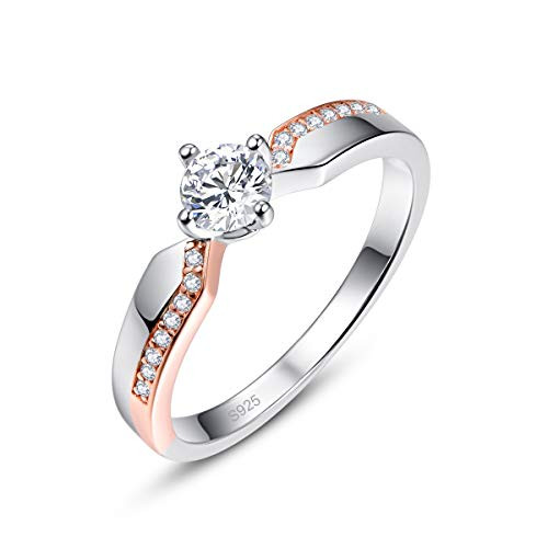 PAKULA 925 Sterling Silver Women Round Cubic Zirconia Wedding Band CZ Engagement Ring Size 9 PAKULA 925 Sterling Silver Women Round Cubic Zirconia Wedding Band CZ Engagement Ring Size 9