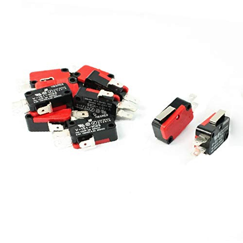 X-DREE SPDT 1NO 1NC Short Straight Hinge Lever Momentary Micro Switch 10 Pcs (6622e02c-a222-11e9-8d7c-4cedfbbbda4e)