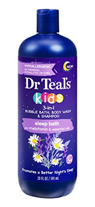 Teal's Kids Sleep Bath, Body Wash, Shampoo Melatonin, Essential Oils, 20 fl oz Teal's Kids Sleep Bath, Body Wash, Shampoo Melatonin, Essential Oils, 20 fl oz