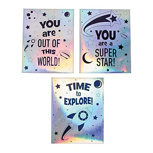 Fun Express Out of This World Pocket Folders - 12 Pieces - Educational and Learning Activities for Kids