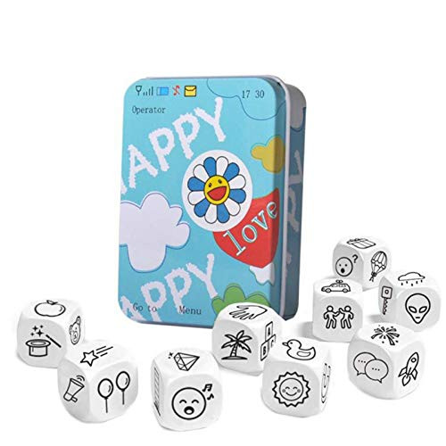 Story Dice Cubes - Story Cube Complete Set A Happy Trip Telling and Oral Language Dice