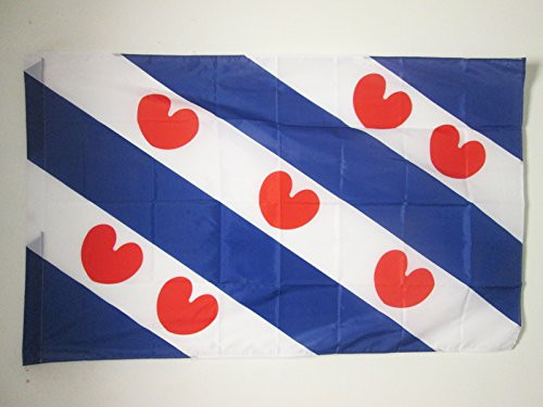 AZ FLAG Province of Fryslân Flag 2' x 3' for a Pole - Friesland Flags 60 x 90 cm - Banner 2x3 ft with Hole