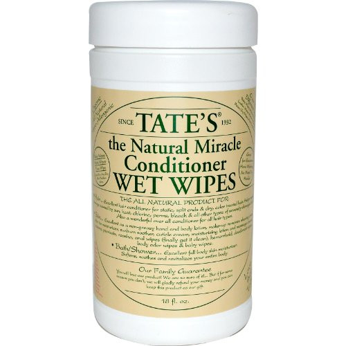 Tate's The Natural Miracle Conditioner Wet Wipes 18oz