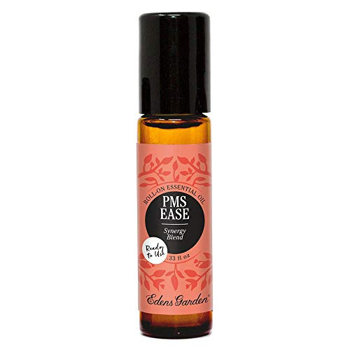 Edens Garden PMS Ease Essential Oil Synergy Blend, 100 percent Pure Therapeutic Grade (Pre-Diluted and Ready To Use- Digestion and Menstrual Cramps), 10 ml Roll-On Edens Garden PMS Ease Essential Oil Synergy Blend, 100 percent Pure Therapeutic Grade (Pre-Diluted and Ready To Use- Digestion and Menstrual Cramps), 10 ml Roll-On