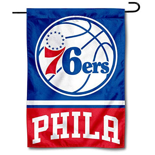 WinCraft Philadelphia 76ers Double Sided Garden Flag WinCraft Philadelphia 76ers Double Sided Garden Flag