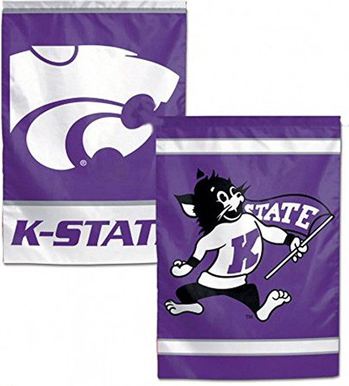 Kansas State Wildcats 12.5 x 18 in 2 Sided Garden Flag Kansas State Wildcats 12.5 x 18 in 2 Sided Garden Flag