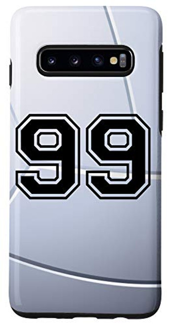 Galaxy S10 Volleyball Jersey Number  99 Ninety Nine No 99 Game Play Case