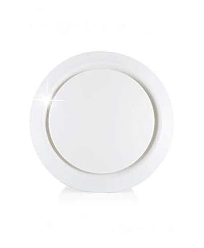 ABS Air Vent, H&L Adjustable ABS Air Vents Wall Ceilling Cover Soffit Vents for House(4 inch)