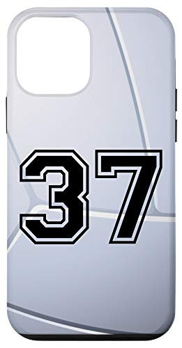 iPhone 12 mini Volleyball Jersey Number  37 Thirty Seven No 37 Game Play Case