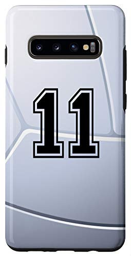 Galaxy S10Plus Volleyball Jersey Number  11 Eleven No 11 Game Play Case