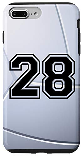 iPhone 7 Plus/8 Plus Volleyball Jersey Number  28 Twenty Eight No 28 Game Play Case