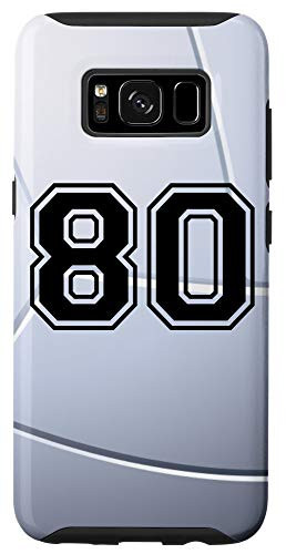 Galaxy S8 Volleyball Jersey Number  80 Eighty No 80 Game Play Case
