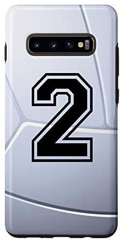 Galaxy S10Plus Volleyball Jersey Number  2 Two No 2 Game Play Case