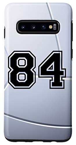 Galaxy S10 Volleyball Jersey Number  84 Eighty Four No 84 Game Play Case