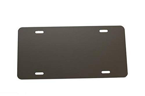 Gray - Plastic License Plate Vinyl Blank - .020 - Laser Cut and Made in USA