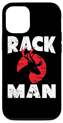 iPhone 12/12 Pro Deer Hunter Gift For Men Funny Hunting Saying Rack Man Phone Case