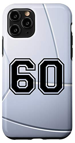 iPhone 11 Pro Volleyball Jersey Number  60 Sixty No 60 Game Play Case