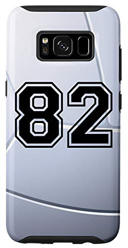 Galaxy S8 Volleyball Jersey Number  82 Eighty Two No 82 Game Play Case
