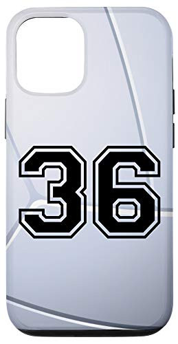 iPhone 12/12 Pro Volleyball Jersey Number  36 Thirty Six No 36 Game Play Case