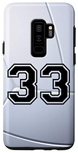 Galaxy S9Plus Volleyball Jersey Number  33 Thirty Three No 33 Game Play Case