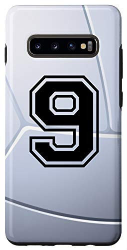 Galaxy S10Plus Volleyball Jersey Number  9 Nine No 9 Game Play Case
