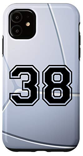 iPhone 11 Volleyball Jersey Number  38 Thirty Eight No 38 Game Play Case