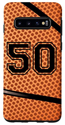 Galaxy S10 Basketball Jersey Number  50 Fifty No 50 Game Play Case