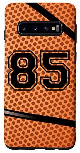 Galaxy S10 Basketball Jersey Number  85 Eighty Five No 85 Game Play Case