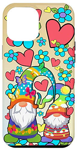 iPhone 12 Pro Max Floral Daisy Flowers Pattern For Springtime - Funny Gnomes Case
