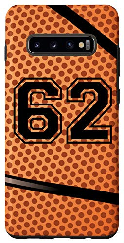 Galaxy S10Plus Basketball Jersey Number  62 Sixty Two No 62 Game Play Case