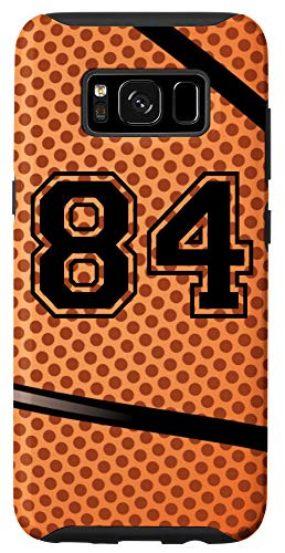Galaxy S8 Basketball Jersey Number  84 Eighty Four No 84 Game Play Case