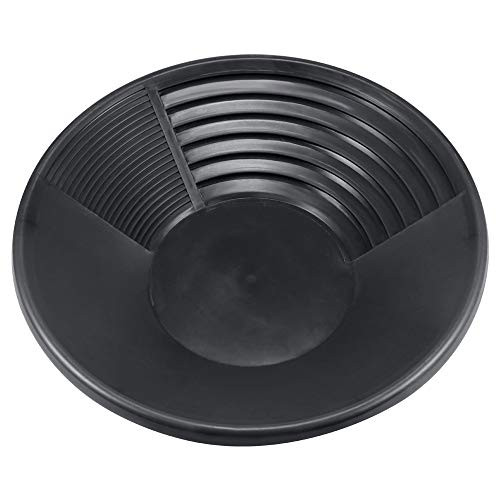 Vangonee Plastic Gold Pan, Basin Nugget Mining Pan Gold Prospecting River Tool Wash Gold Panning Equipment for Outdoor