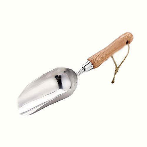 Transplanter Trowel with Ergonomic Grip,Stainless Steel Garden Trowel,Hand Shovel for Weeding Digging  and  Planting