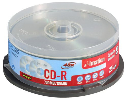 Imation - 25 x CD-R - 700 MB 48x - storage media