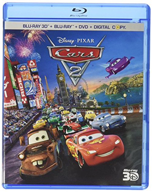 Cars 2 (Five-Disc Combo: Blu-ray 3D / Blu-ray / DVD / Digital Copy)