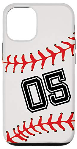 iPhone 12/12 Pro Baseball Player  05 Back No 05 Baseball Jersey Number Gift Case
