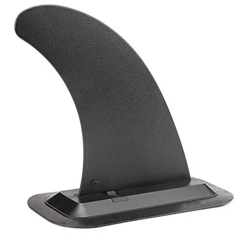 ASEEBY Surf SUP Fin 9 inch Center Fin Surfboard-fins with Detachable Fin Dock Surfing Fins for Long Board Paddle Board Surfboard Tail Rudder Kayak Fin