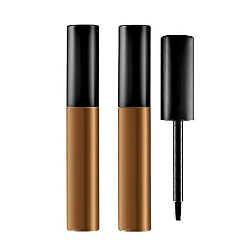 (2pc/set) eyebrow gel,brow tint peel off, long-lasting eyebrow color, semi-permanent tattoo brow, make your eyebrow lasting beautiful (Light brown)