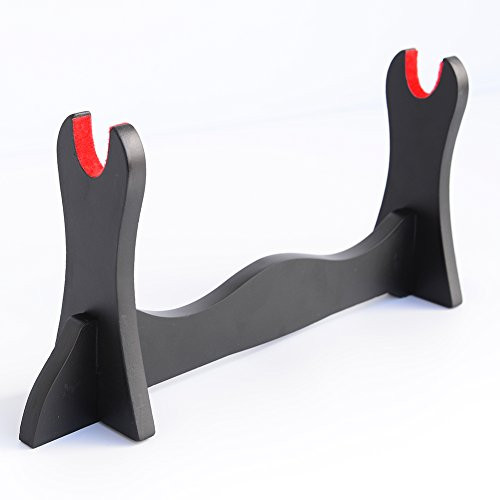 Lacquered Wooden Sword Holder Stand For Samurai Katana