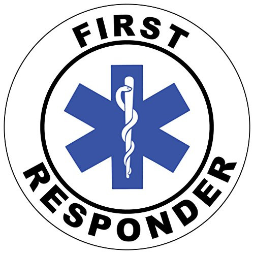 First Responder Hard Hat Labels Helmet Vinyl Stickers Decals Matte