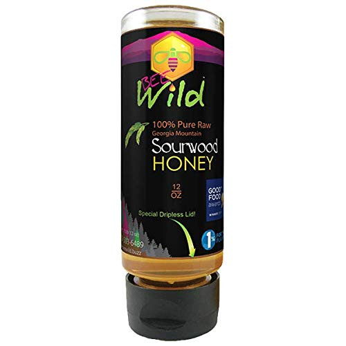 Bee Wild 100  percent Pure Raw Organic Unfiltered Honey - Sourwood, 12 ounce