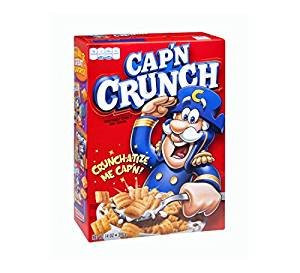 Cap'n Crunch Sweetened Corn  and  Oat Cereal 14 Oz. Pack Of 3.