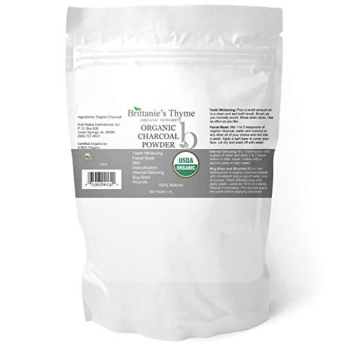 Organic Charcoal Powder, 1 lb - USDA Certified Organic. Food Grade Powder, Non-GMO, Vegan, No Fillers 100 percent Pure Use for teeth Whitening Facial Masks Detoxing Organic Charcoal Powder, 1 lb - USDA Certified Organic. Food Grade Powder, Non-GMO, Vegan, No Fillers 100 percent Pure Use for teeth Whitening Facial Masks Detoxing
